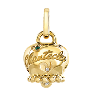 Charm Chantecler Dame Suamèm in Gold Diamante 0.050 Ct 44065 - 44065